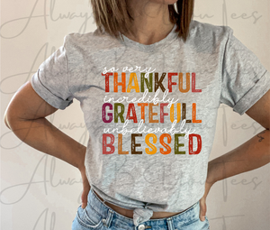 So Very Thankful...